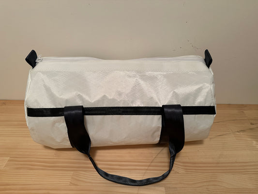 Medium Duffle Bag - White with Custom colour