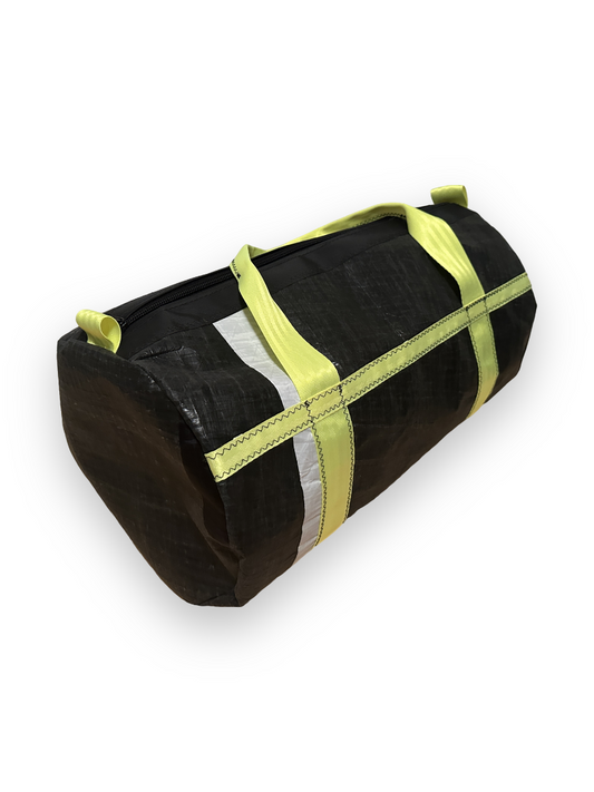 Medium Duffle Bag - Carbon with Fluro Yellow